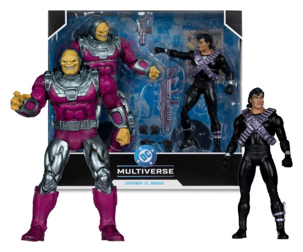 DC Multiverse Megafig Action Figure 2-Pack Mongul vs Superman (Return of Superman) 25 cm 4