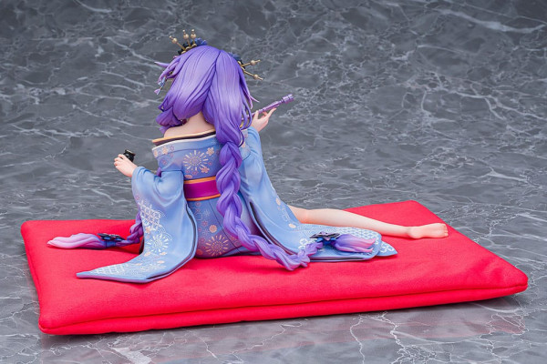 Neptunia x Senran Kagura Statue 1/7 Purple Heart Kimono Ver. 13 cm 3