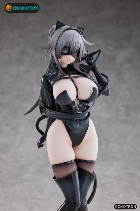 K Pring Original Character Statue 1/6 Cat Woman Happy-chan Different Color Edition 27 cm 1