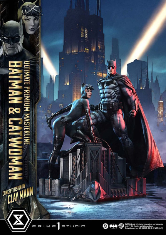 DC Comics Ultimate Premium Masterline Series Statue 1/4 Batman & Catwoman (Concept Design by Clay Ma 1