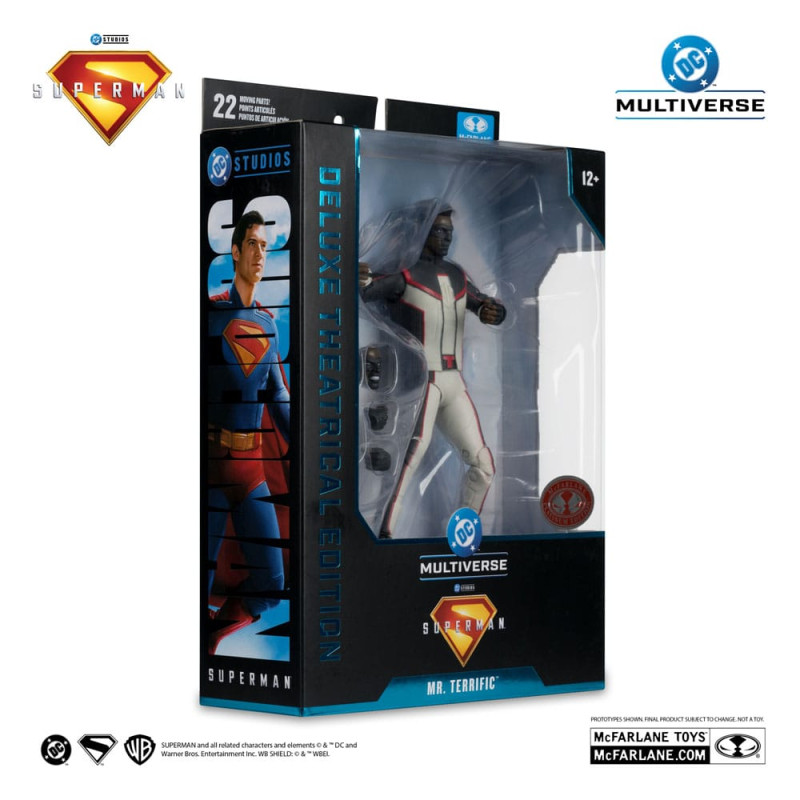 Superman (2025) DC Multiverse Deluxe Theatrical Edition Action Figure Mr. Terrific (Red Platinum Edi 7