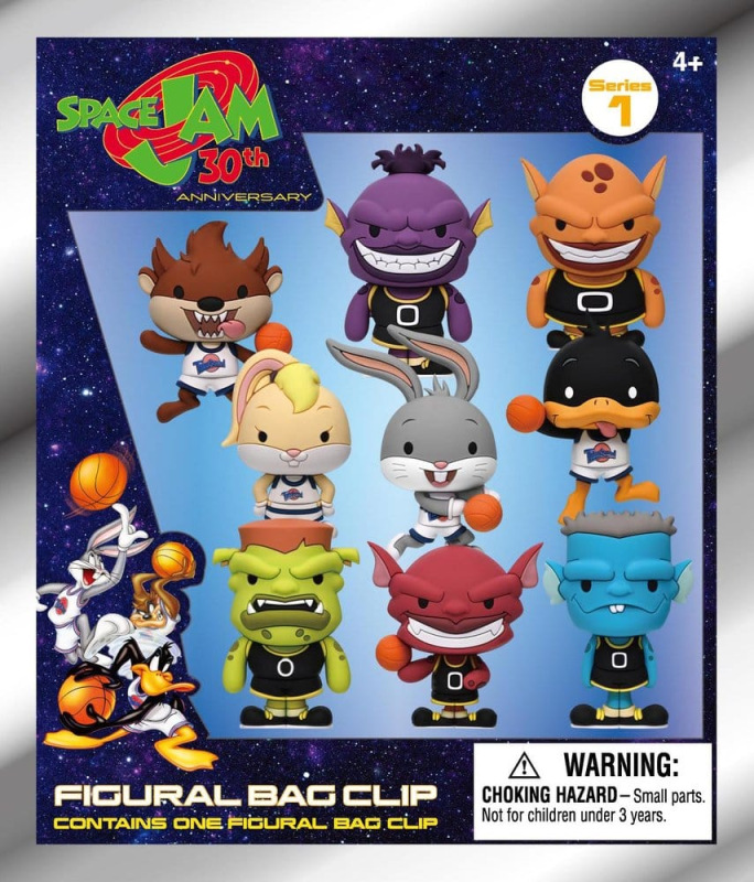 Space Jam 30th Anniversary 3D PVC Bag Clips Series 1 Blind Bag Display (24) 2