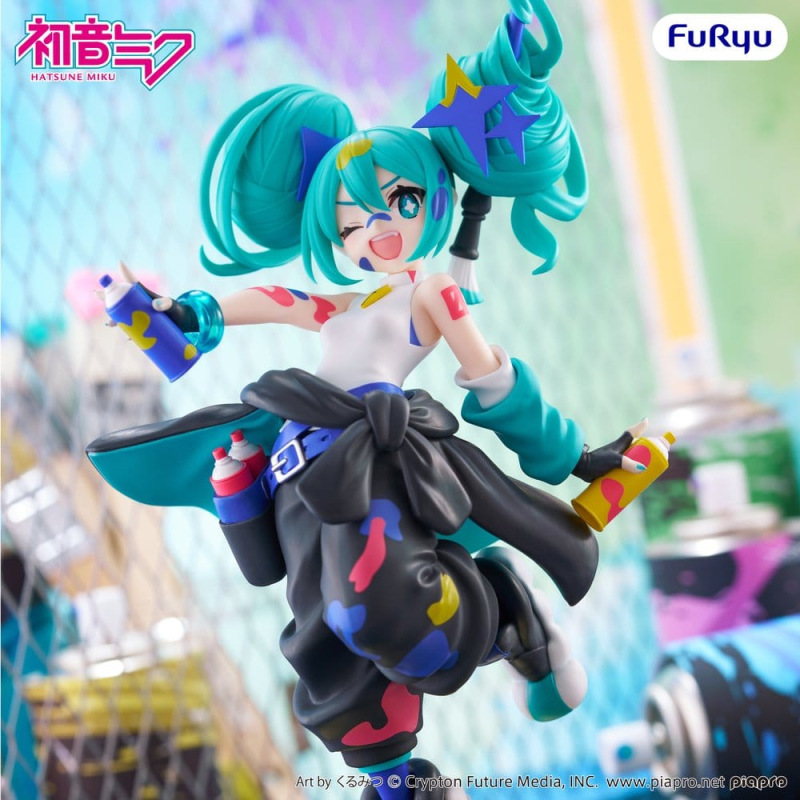Hatsune Miku Muchute PVC Statue Paint Girl Another Color Ver. 23 cm 3