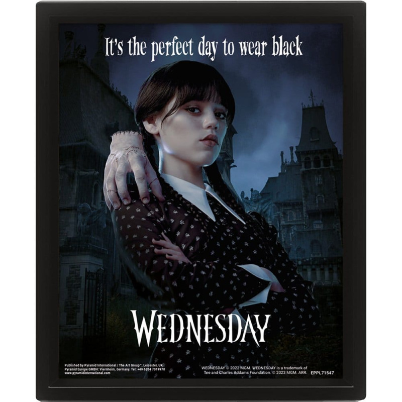 Wednesday 3D Lenticular Poster Perfect Day