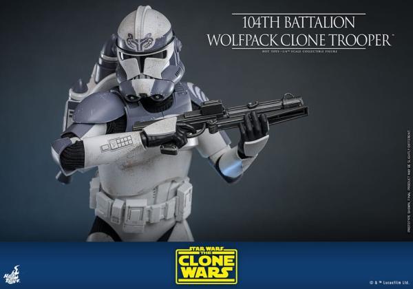 Star Wars The Clone Wars Action Figure 1/6 104th Battalion Wolfpack Clone Trooper 30 cm 9