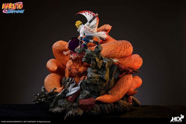 Naruto Shippuden Statue 1/8 Battle of Destiny Namikaze Minato vs Kurama 59 cm