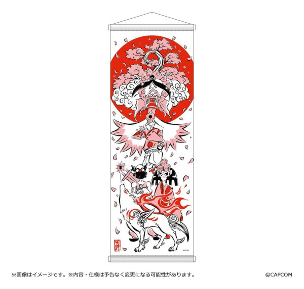 Okami 20th Anniversary Reprint Art Project Tapestry Spring 74 x 28 x 2 cm 1