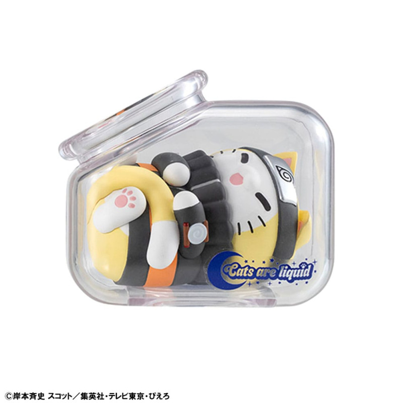 Naruto Shippuden Mega Cat Project Nyaruto! Trading Figures Good Night Nyaruto! 3 cm Assortment (8) 1