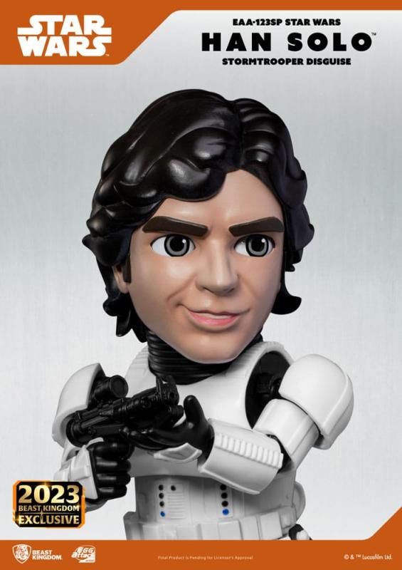 Star Wars: Han Solo (Stormtrooper Disguise) 17 cm Egg Attack Statue - BKT