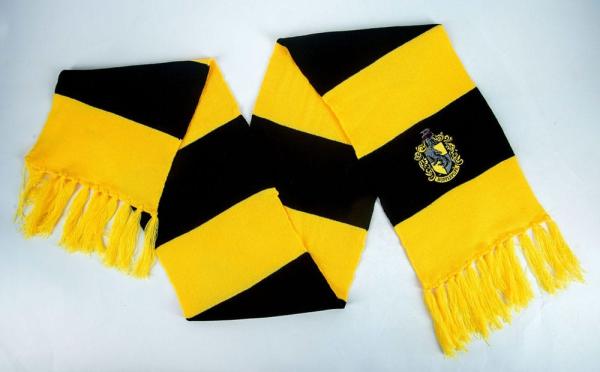 Harry Potter Scarf Hufflepuff Bold Stripes (Hanger) 160 cm