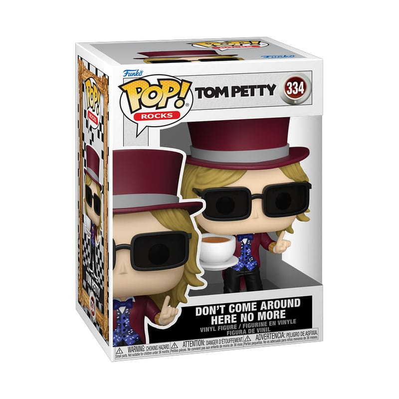Tom Petty POP! Rocks Vinyl Figure Don't Come Around Here No More 9 cm 1