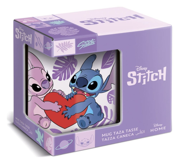 Lilo & Stitch Mug Angel & Stitch Heart 325 ml 1