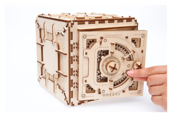 Ugears 3D Wooden Puzzle Safe 8