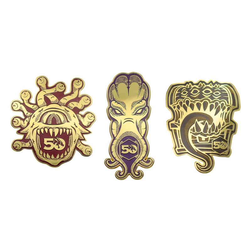 Dungeons & Dragons Pin Badge Set 50th Anniversary