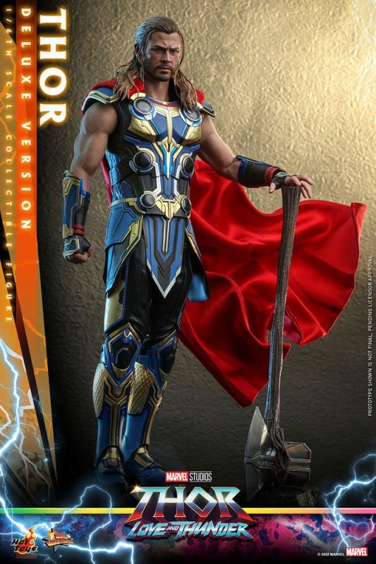Thor Love and Thunder: Thor (Deluxe Version) 1/6 Masterpiece Action Figure - Hot Toys