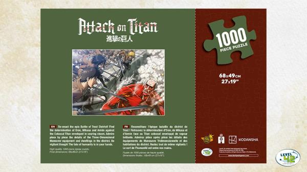 Attack on Titan Puzzle Fight (1000 pieces)