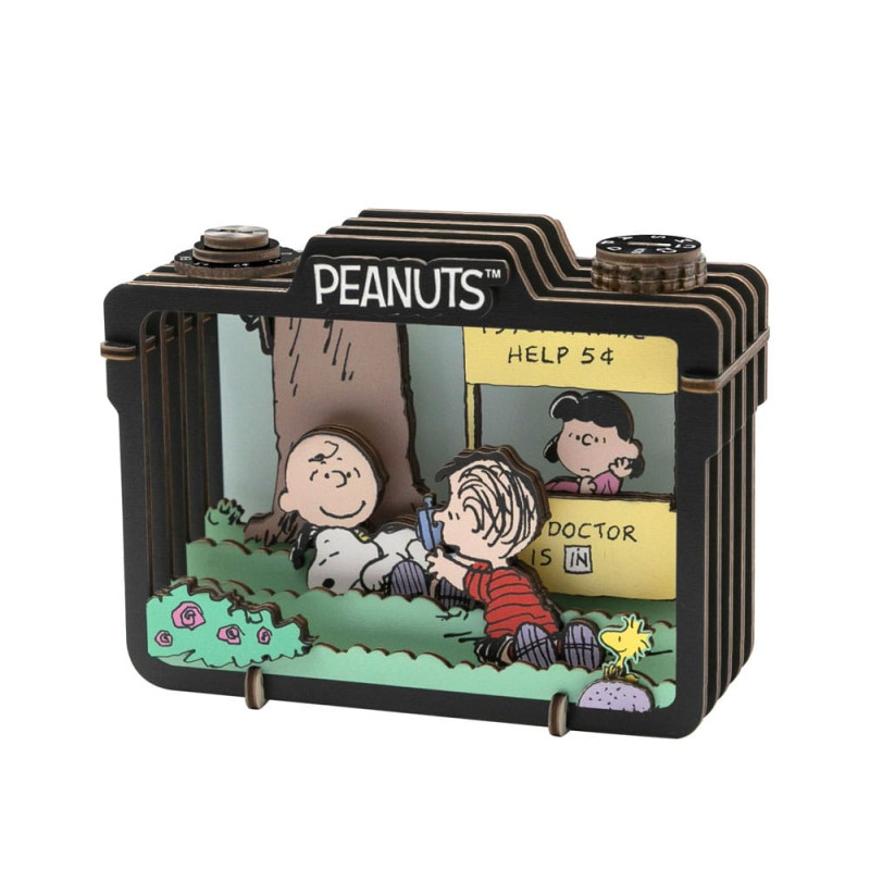 Peanuts Puremind Model Kit Wooden Theater Summer Snapshot 5