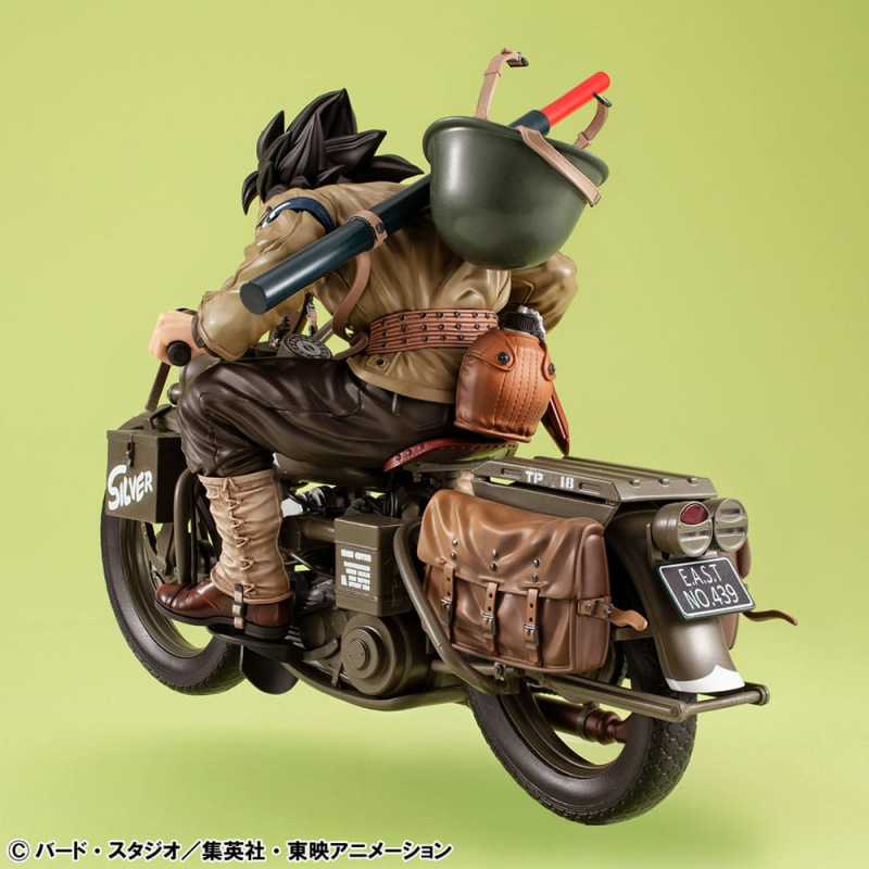 Dragonball Z 05 Desktop Real McCoy PVC Diorama Son Goku & Bike 18 cm 5