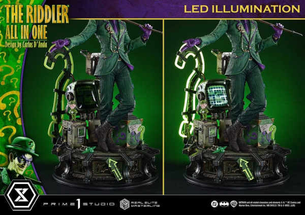 DC Comics Real Elite Masterline Series Statue 1/3 The Riddler All In One (Design by Carlos D'Anda) D 12