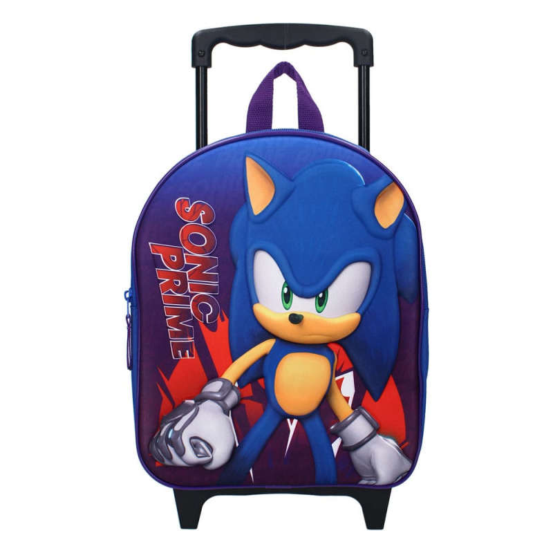 Sonic the Hedgehog Trolley Backpack 3D Sonic Prime Great Escapes 32 cm 1
