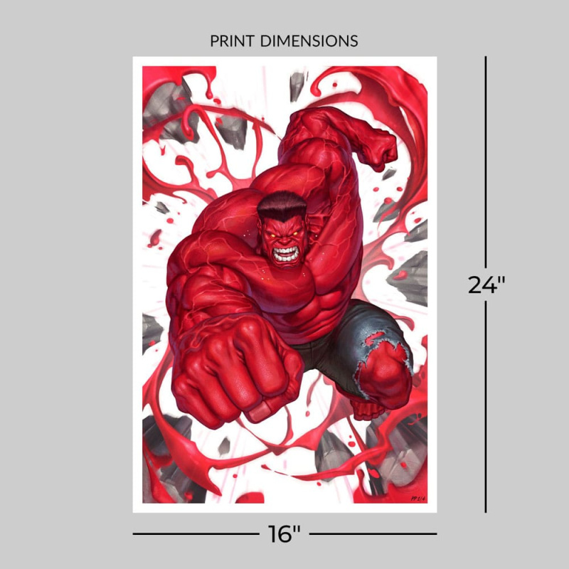 Marvel Red Hulk #1 Art Print Red Hulk 61 x 41 cm - unframed 2
