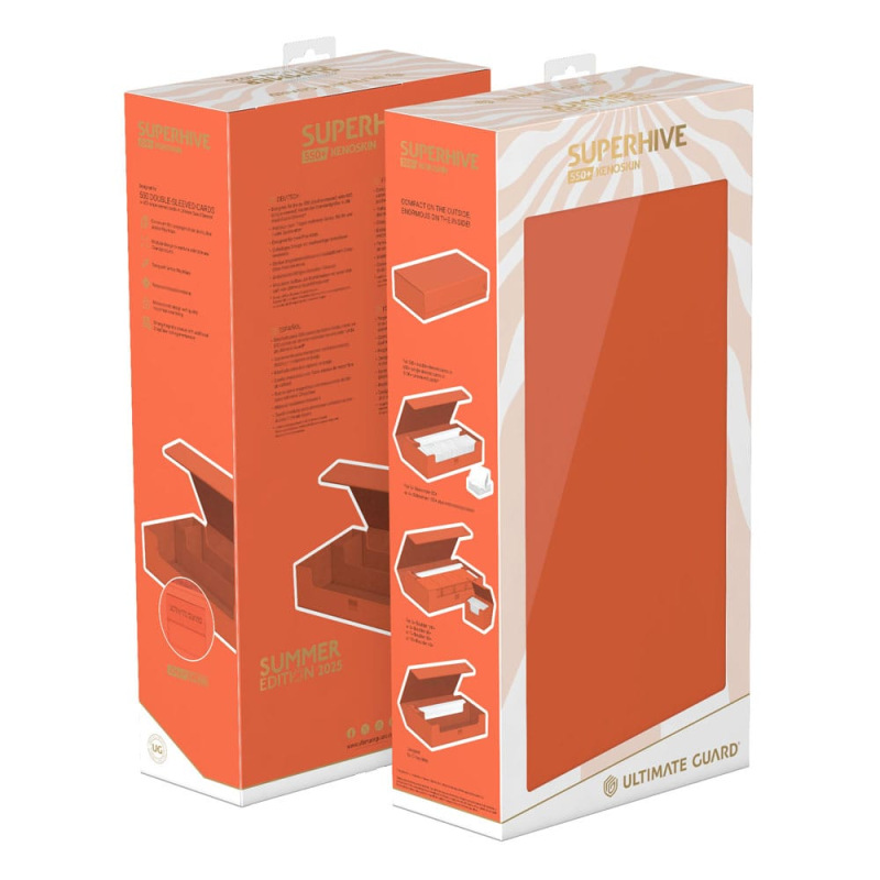 Ultimate Guard Superhive 550+ Xenoskin "Summer Edition 2025" - Peach 12