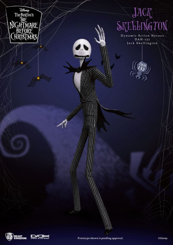 Nightmare before Christmas Dynamic 8ction Heroes Action Figure 1/9 Jack 21 cm 4