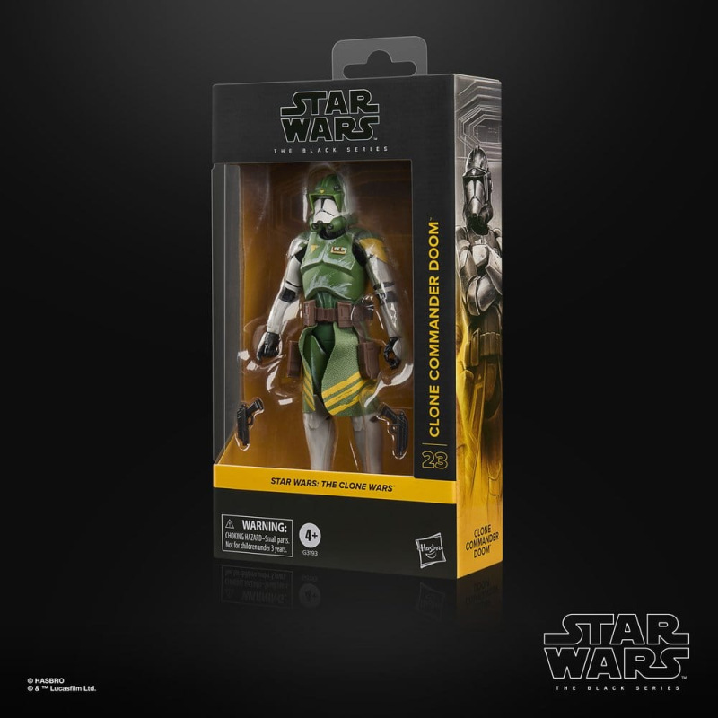 Star Wars: The Clone Wars Black Series Action Figure Clone Commander Doom 15 cm 5