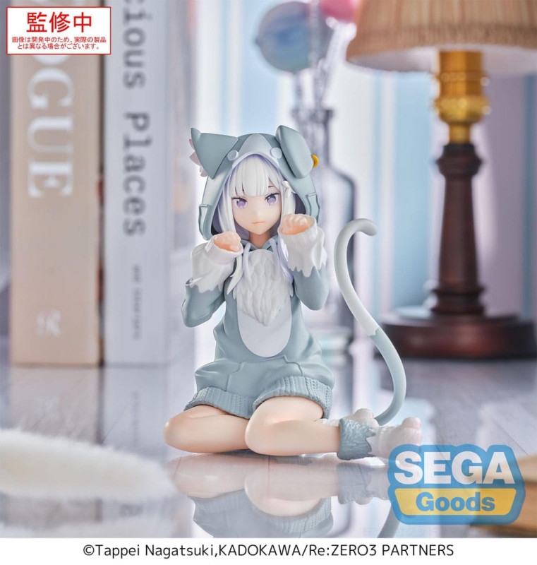 Re:Zero Starting Life in Another World Yumemirize PVC Statue Emilia Mofumofu Pack 11 cm 1