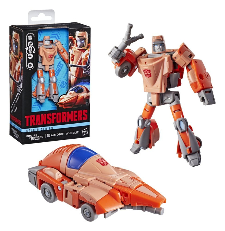The Transformers: The Movie Transformers Studio Series Deluxe Class Action Figure Autobot Wheelie 11 2