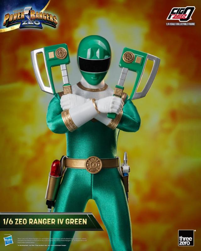 Power Rangers Zeo FigZero Action Figure 1/6 Ranger IV Green 30 cm 6