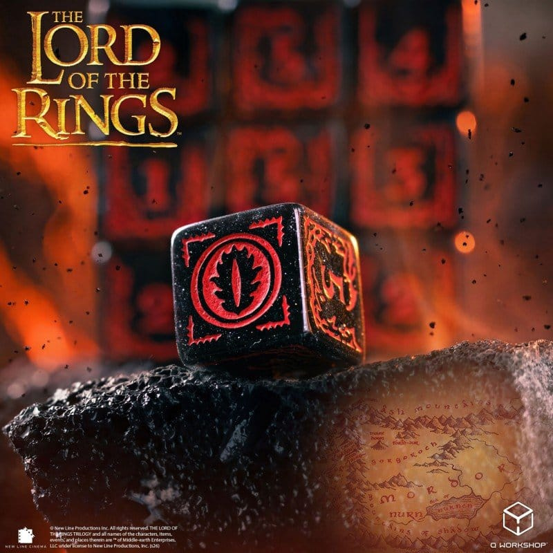 The Lord of the Rings: 10 D6 Dice Set Mordor 2