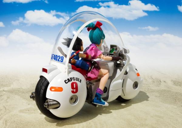 Dragon Ball S.H. Figuarts Vehicle with Figure Bulma's Motorcycle Hoipoi Capsule No. 9 17 cm 4
