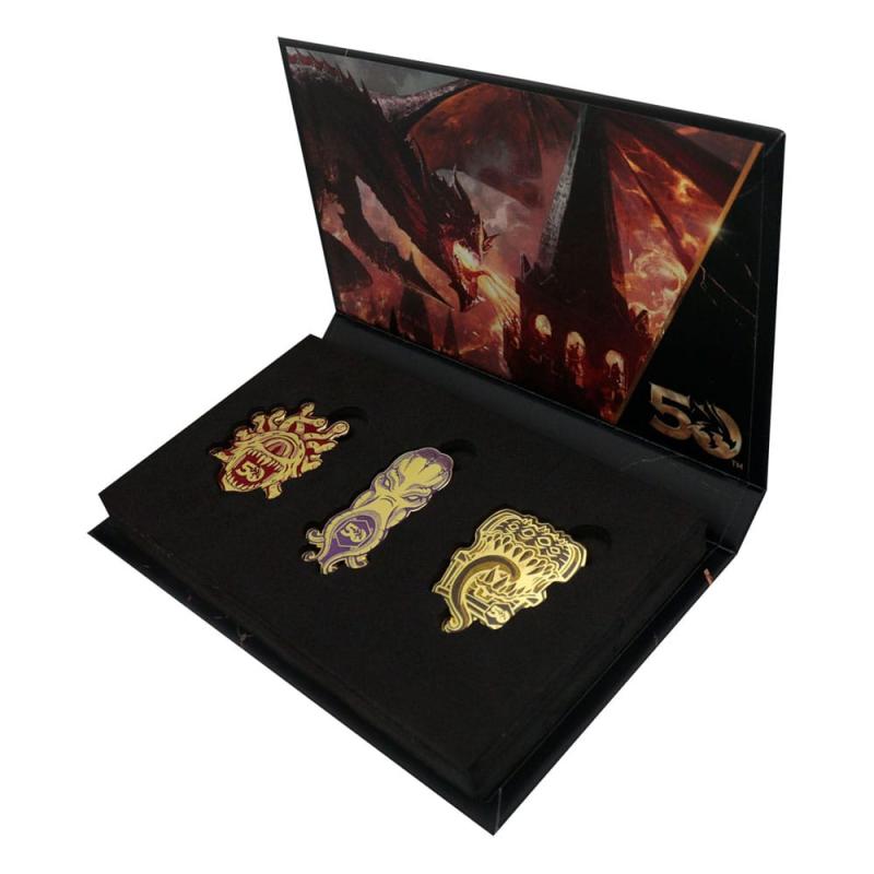 Dungeons & Dragons Pin Badge Set 50th Anniversary