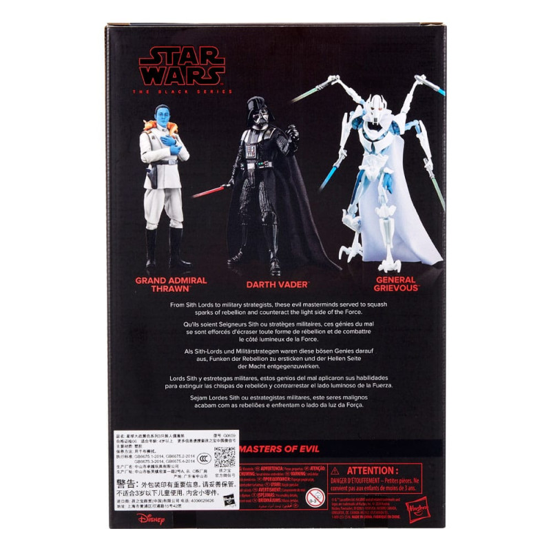 Star Wars Black Series Action Figure 3-Pack Masters of Evil 15 cm 1