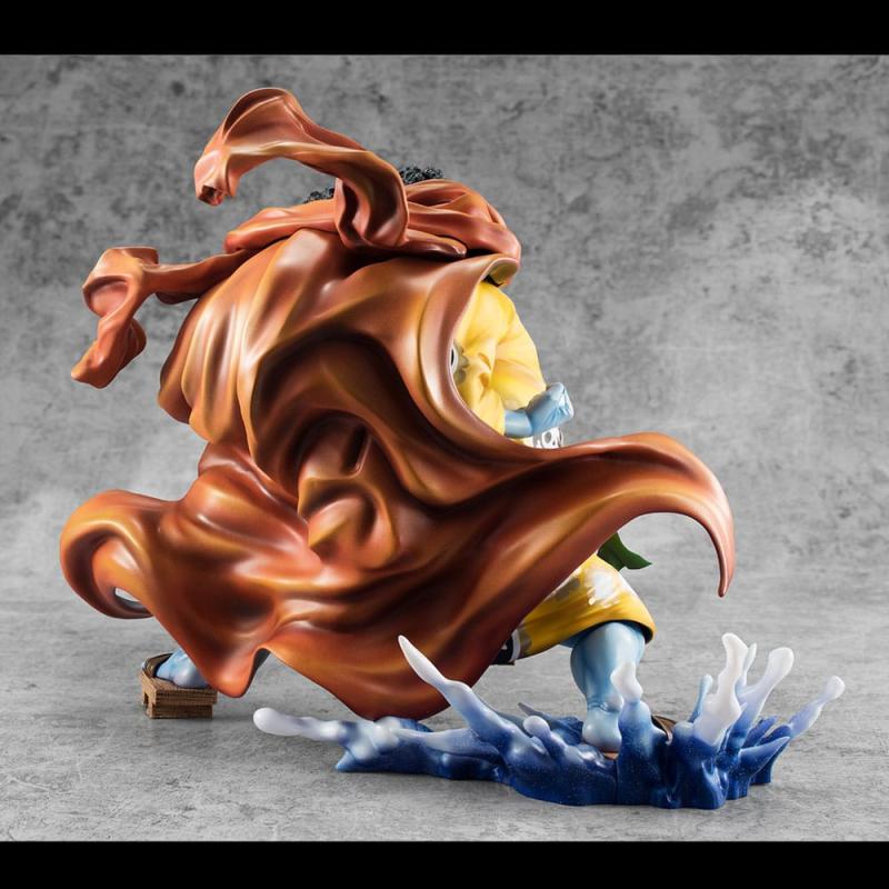 One Piece Portrait Of Pirates SA-MAXIMUM PVC Statue Knight of the Sea Jinbe Limited Reprint 25 cm 10