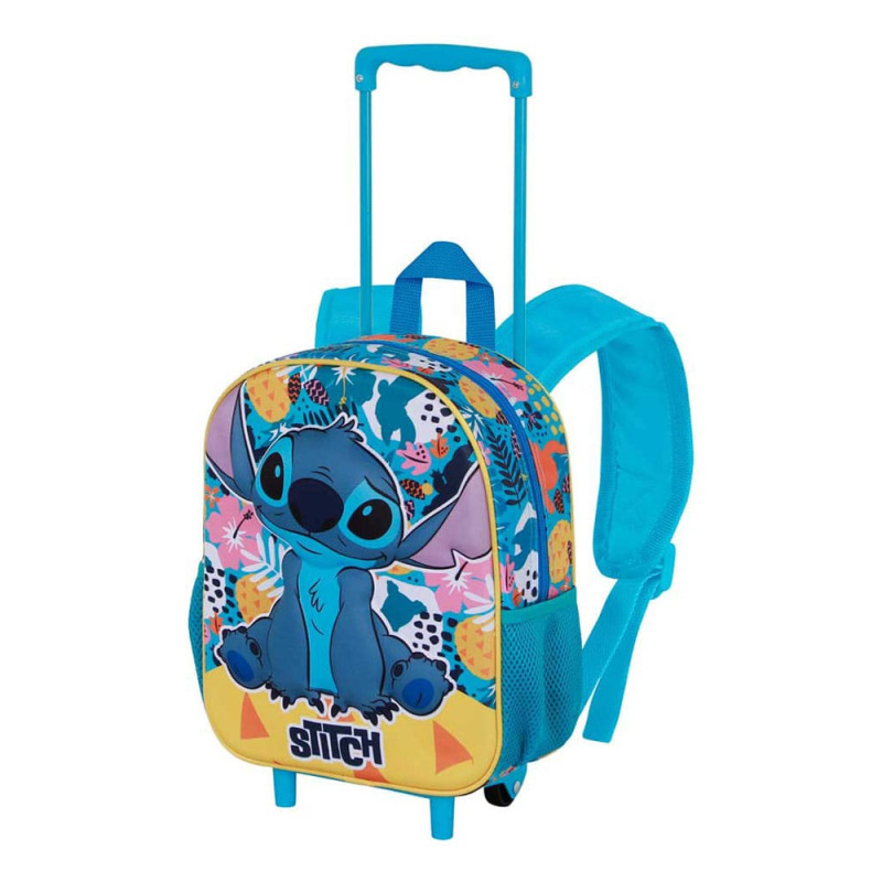 Lilo & Stitch 3D Backpack with Wheels Colors Turquoise Small 2