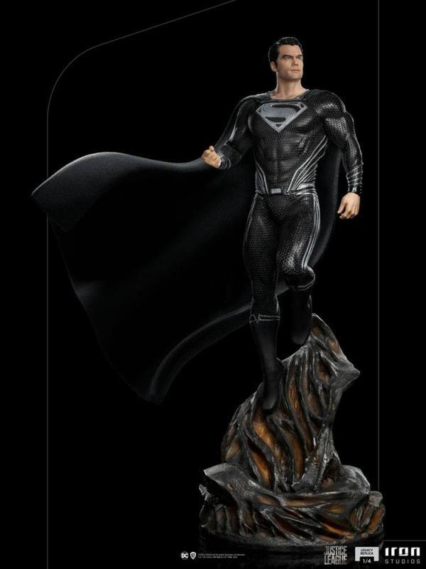 Zack Snyder's Justice League Art Scale Statue 1/4 Superman Black Suit 69 cm