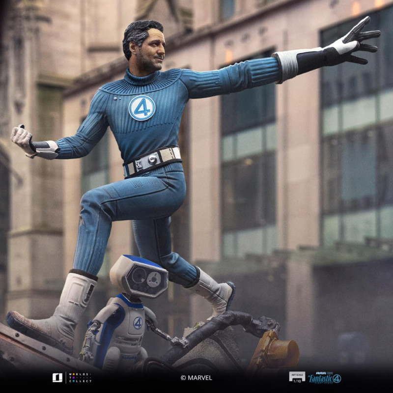 Fantastic Four Art Scale Statue 1/10 Mr. Fantastic and H.E.R.B.I.E 26 cm 10