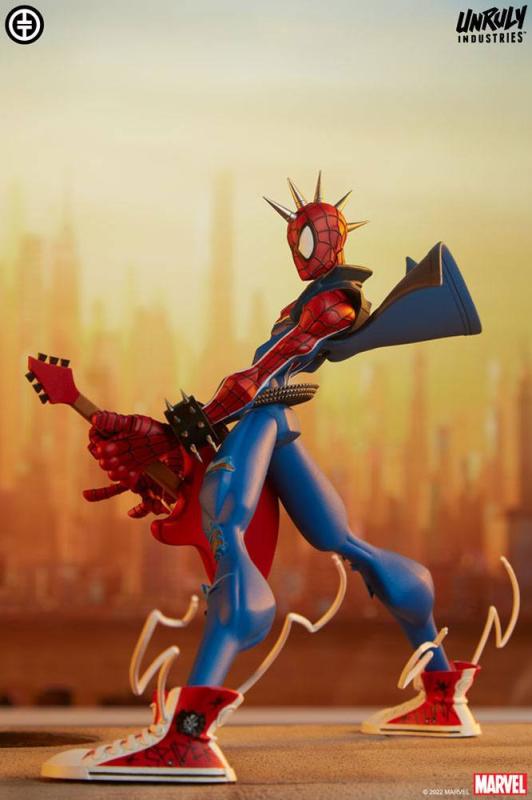 Marvel: Spider-Punk by Tracy Tubera 14 cm Vinyl Statue - Unruly Industries