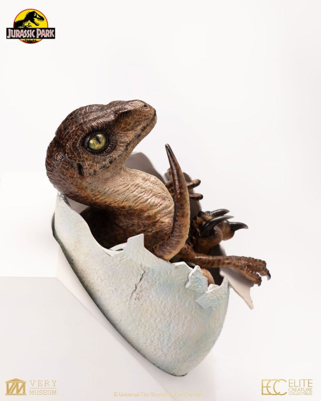 Jurassic Park Replica Bust Velociraptor Hatching Egg 24 cm 3