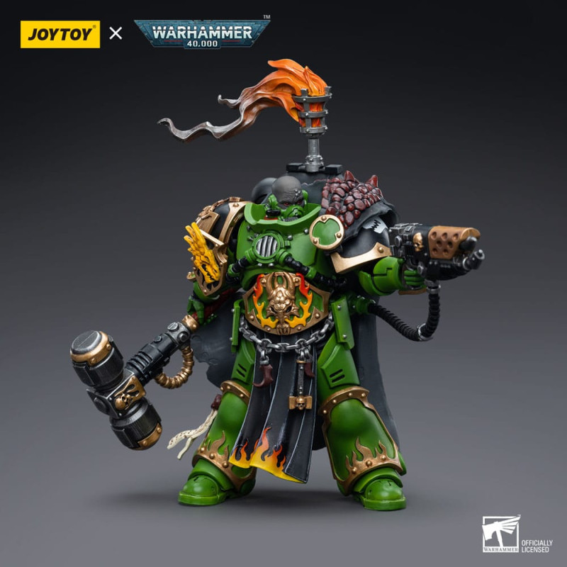 Warhammer 40k Action Figure 1/18 Salamanders Captain Adrax Agatone 12 cm 4