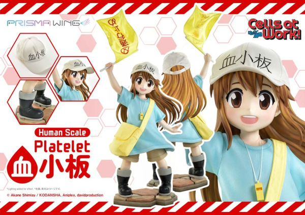 Cells at Work! Life Scale Masterline Series Statue Platelet 100 cm 5