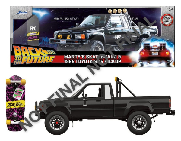 Back to the Future Diecast Vehicle 1:24 Marty's Skateboard 1985 Toyota