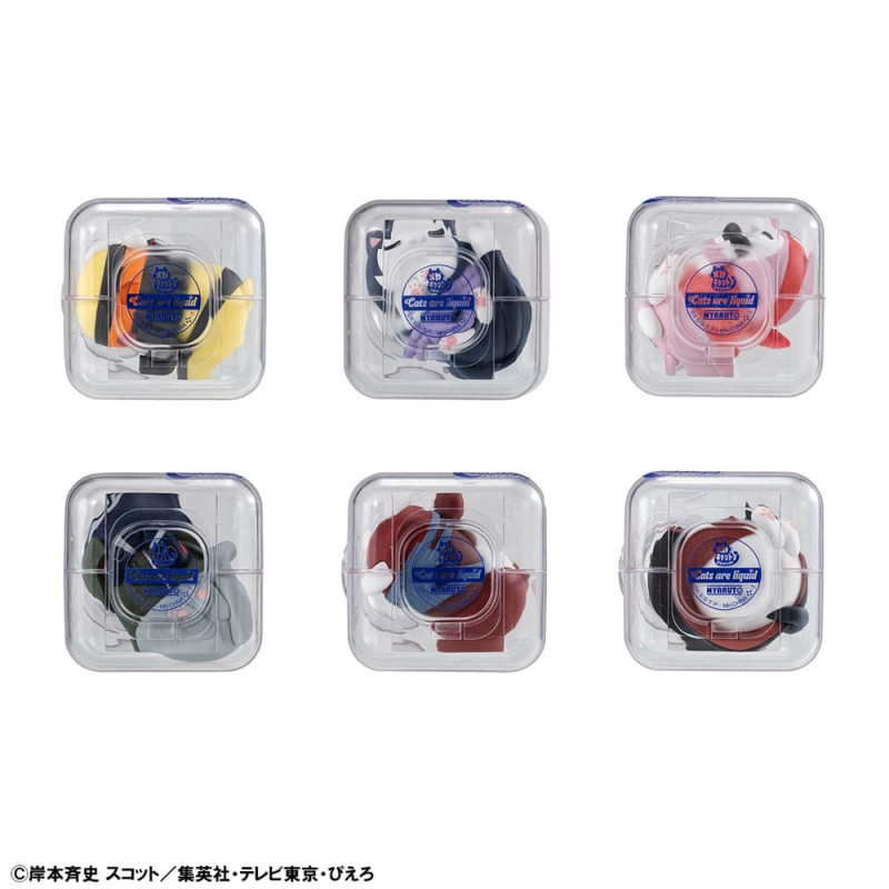 Naruto Shippuden Mega Cat Project Nyaruto! Trading Figures Good Night Nyaruto! 3 cm Assortment (8) 7
