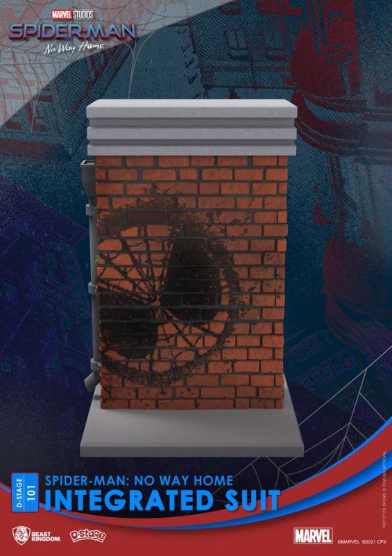 Spider-Man No Way Home: Spider-Man Integrated Suit Closed Box 16 cm PVC Diorama - BKT