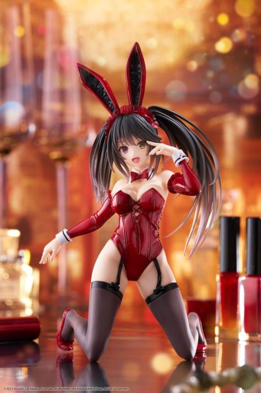 Date A Live V PVC Statue Desktop Cute Figure Kurumi Tokisaki Bunny Ver. 13 cm