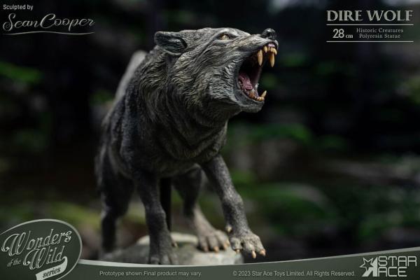 Wonders of the Wild Series Statue Dire Wolf 28 cm