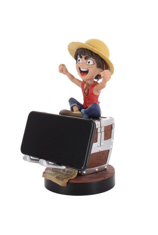 One Piece Cable Guys Charging Stand Luffy Wanted Poster 21 cm