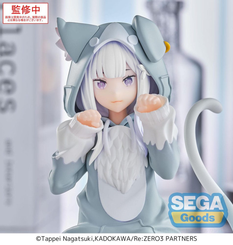 Re:Zero Starting Life in Another World Yumemirize PVC Statue Emilia Mofumofu Pack 11 cm 6